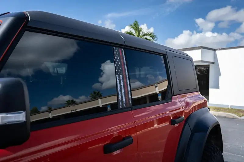 American Flag B Pillar Protection Kit (Printed Series) - 2021+ Bronco 4 Door 3