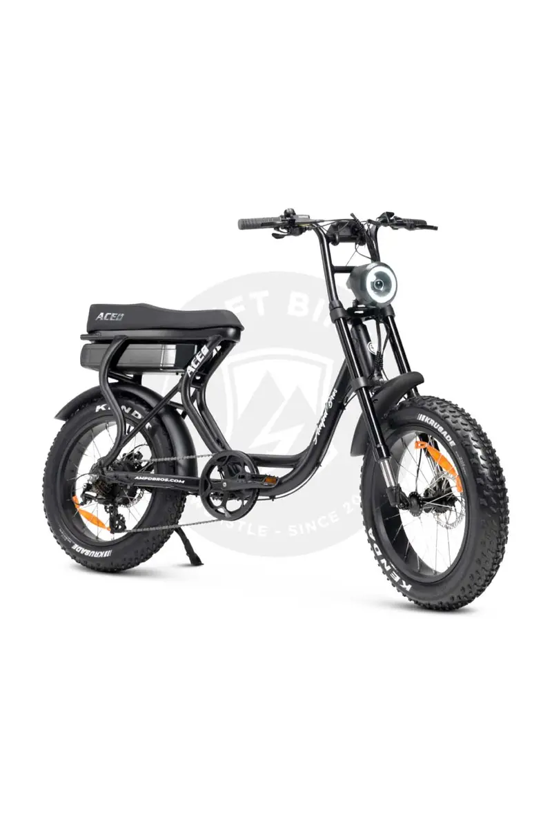 Ampd Bros Ace-S Plus+ Gen 4 Fat Tyre Step Thru Electric Bike 1