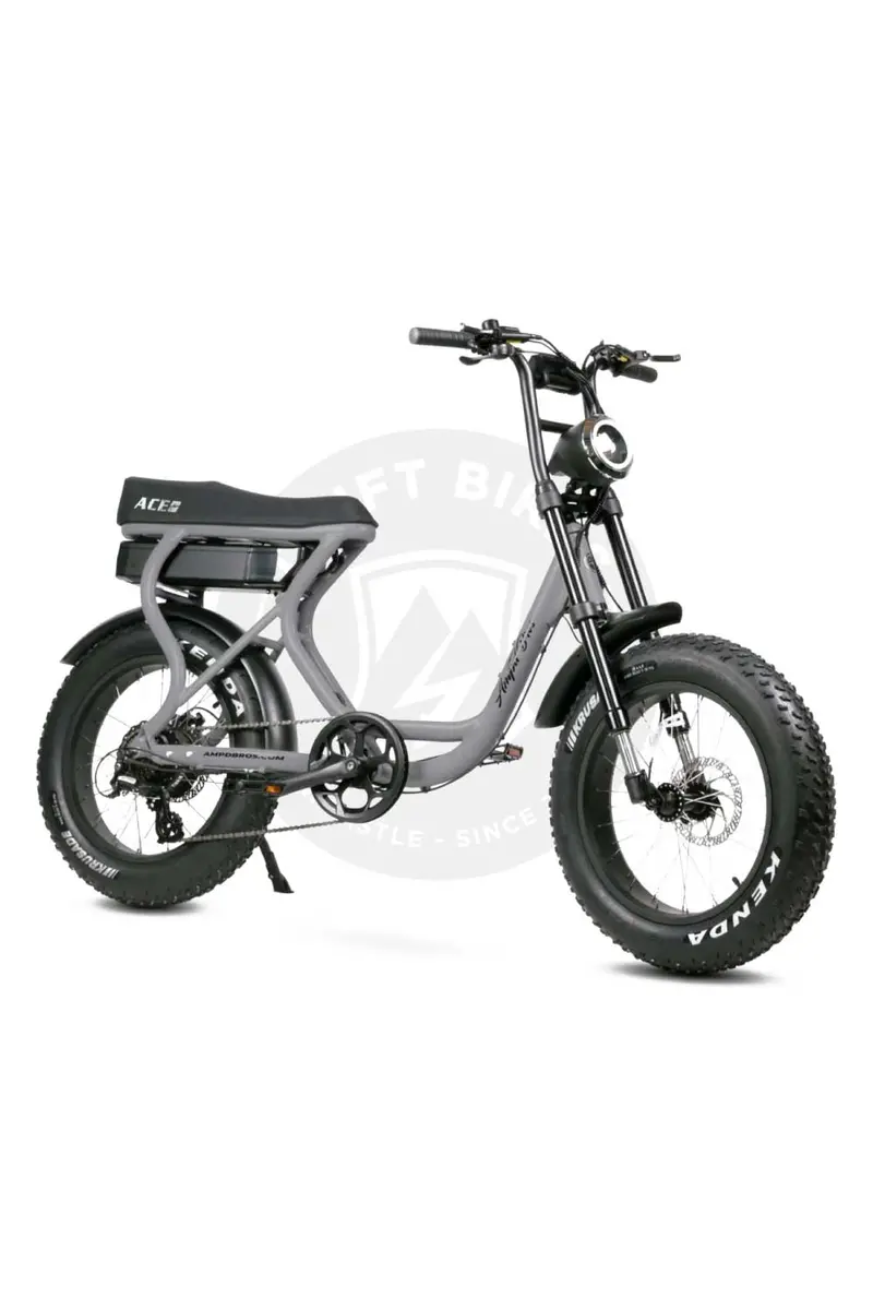 Ampd Bros Ace-S Plus+ Gen 4 Fat Tyre Step Thru Electric Bike 5