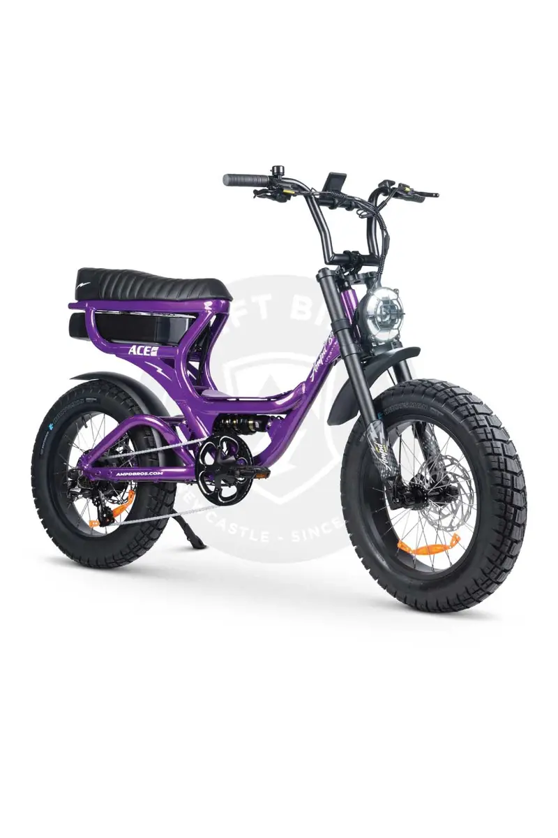 Ampd Bros Ace-X Plus Pro S4 Dual Suspension Fat Tyre Electric Bike 1