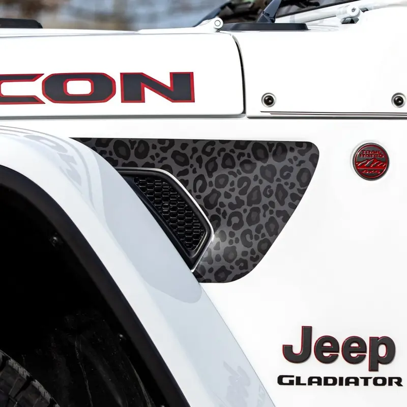 Animal Print Fender Decal Set - 2018+ Wrangler Jl / Gladiator Jt 1