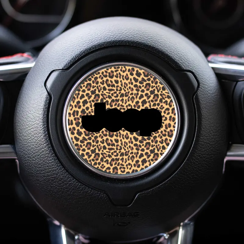 Animal Print Steering Wheel Decal For Jeep - 2018+ Wrangler Jl / Gladiator Jt 1