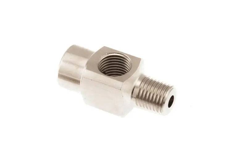 Arb Adaptor Tee Fitting 1/4 Npt Male, Female, Female 2 Pack 1