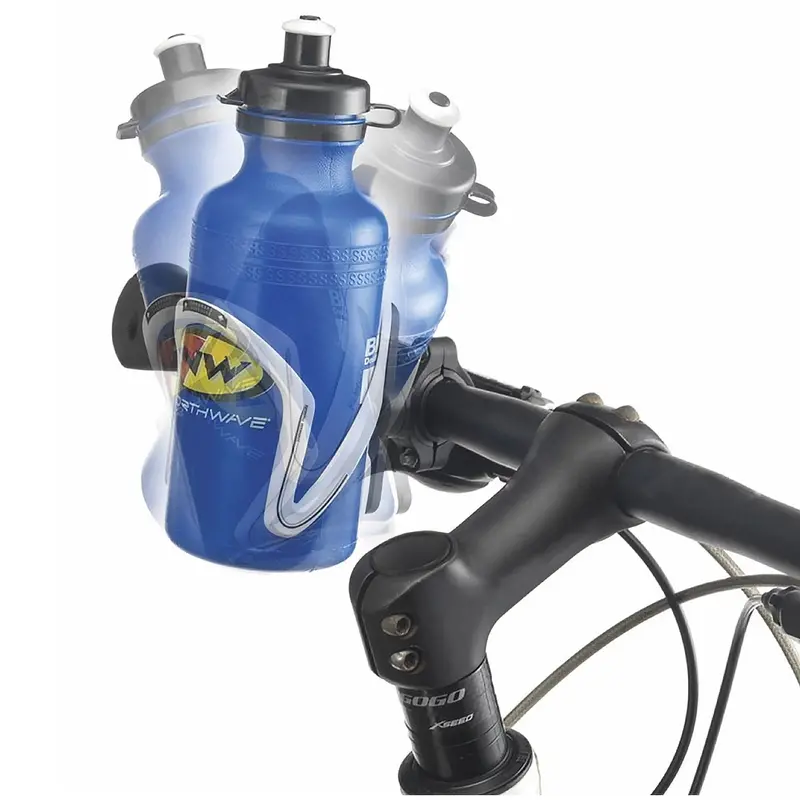 Azur Handlebar Bottle Cage Mount, Black 1