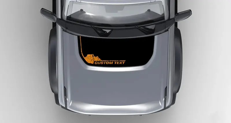 Badlands South Dakota Stealth Hood Overlay (Printed Series) - 2021+ Bronco 2