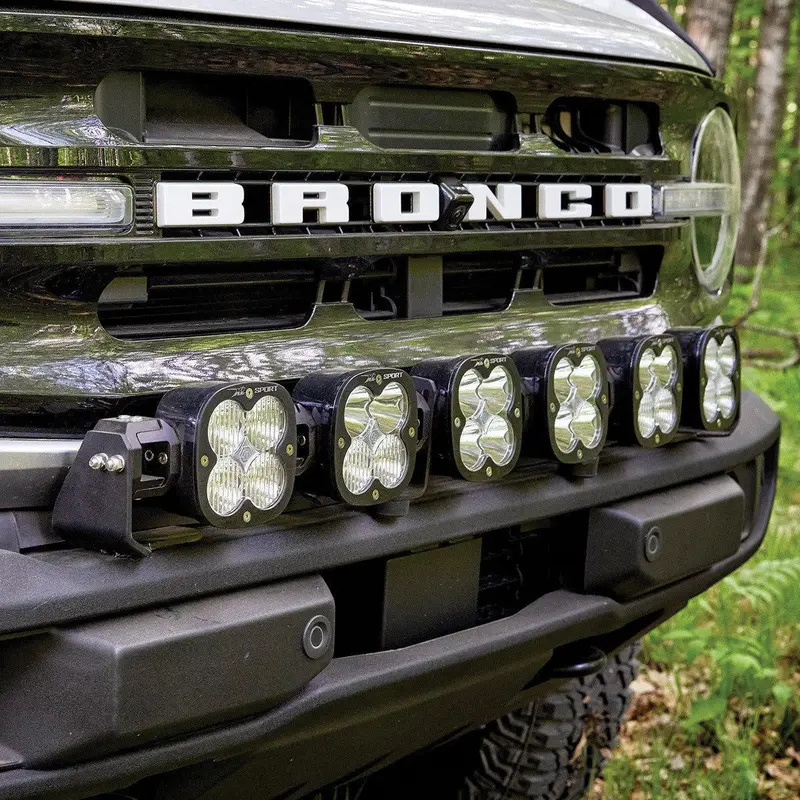 Baja Designs 6Xl Linkable Bumper Light Kit - 2021+ Bronco (Oe Plastic Bumper) 1