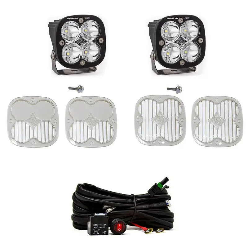 Baja Designs A Pillar Squadron Pro Ditch Light Kits - 2021+ Bronco 1
