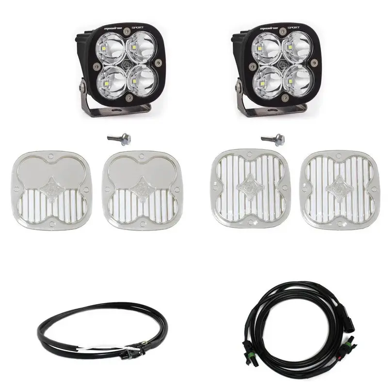 Baja Designs A Pillar Squadron Sport Ditch Light Kits - 2021+ Bronco 2