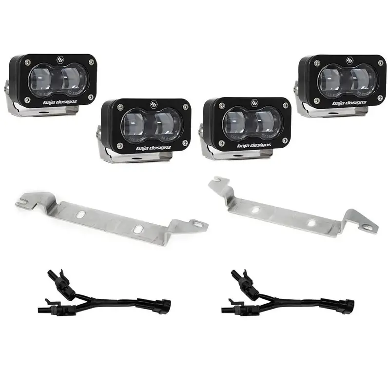 Baja Designs Dual S2 Sae Oem Fog Pocket Light Upgrade Kit - 2024+ Tacoma 1