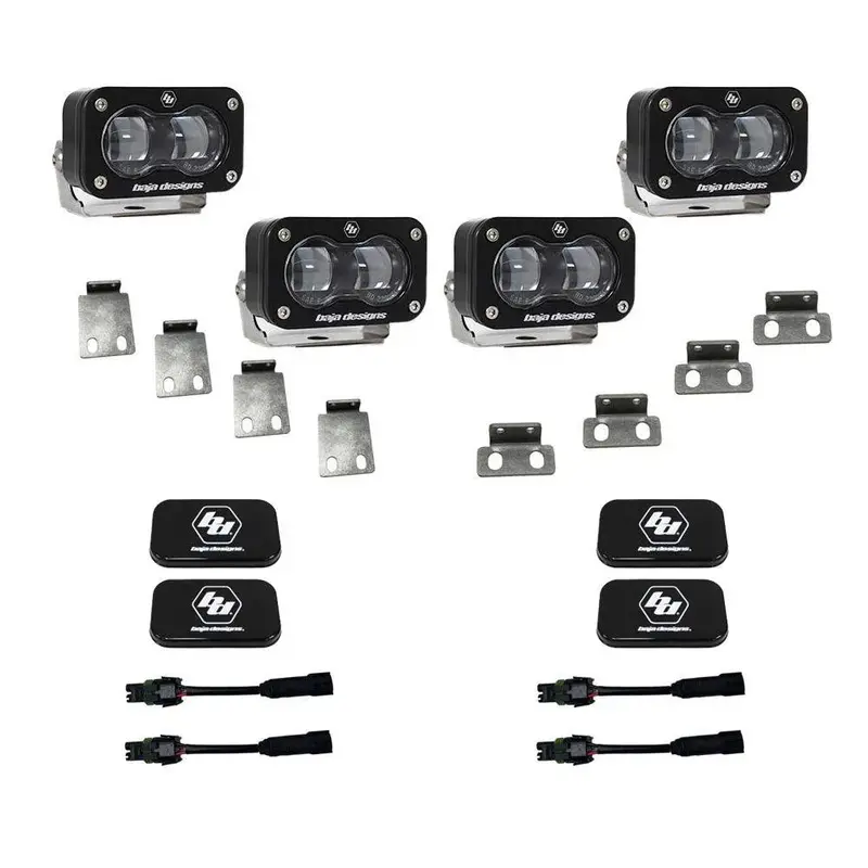 Baja Designs Dual Sae Fog Pocket Light Upgrade Kit - 2021+ Bronco Raptor 1