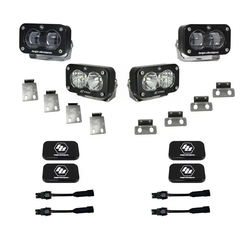 Baja Designs Sae/S2 Pro Fog Pocket Light Upgrade Kit - 2021+ Bronco Raptor 1