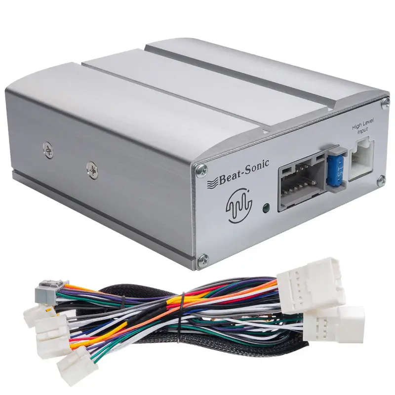 Beat-Sonic Ena-2T1 Plug And Play Encore Alpha Power Amplifier Kit For Select 1987-2021 Toyota, Scion And Subaru Models With 10 & 6 Pin Stereo Connectors 1
