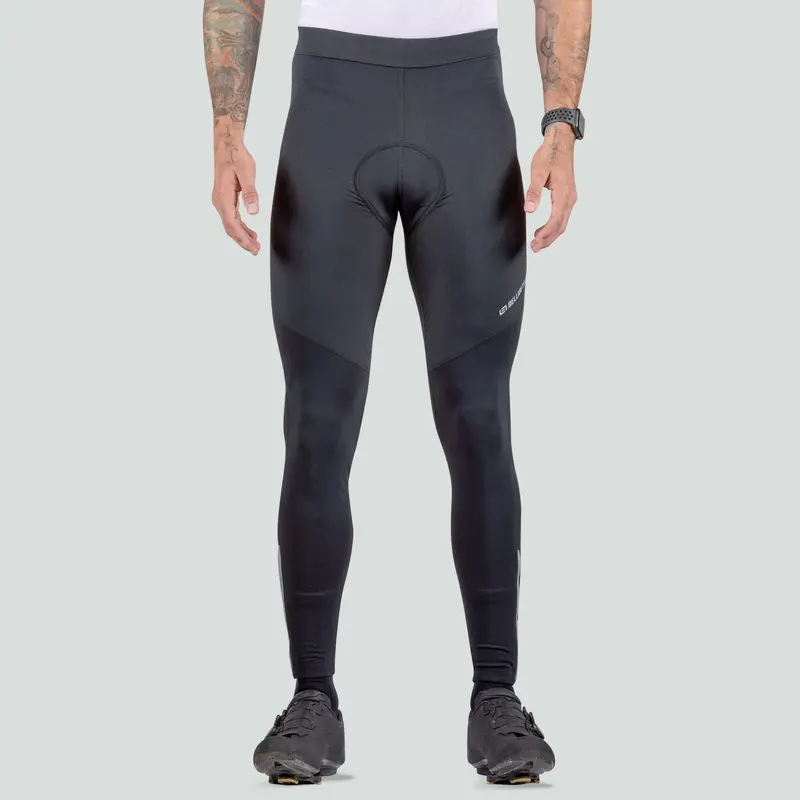 Bellwether Men's Thermaldress Tights With Pad, Black 1
