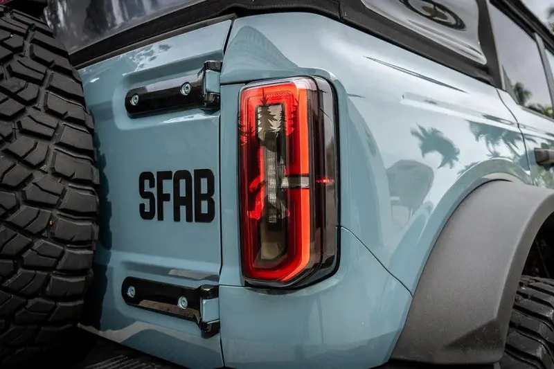Bigfoot Aka Sasquatch In The Woods Tail Light Overlays - 2021+ Bronco 1