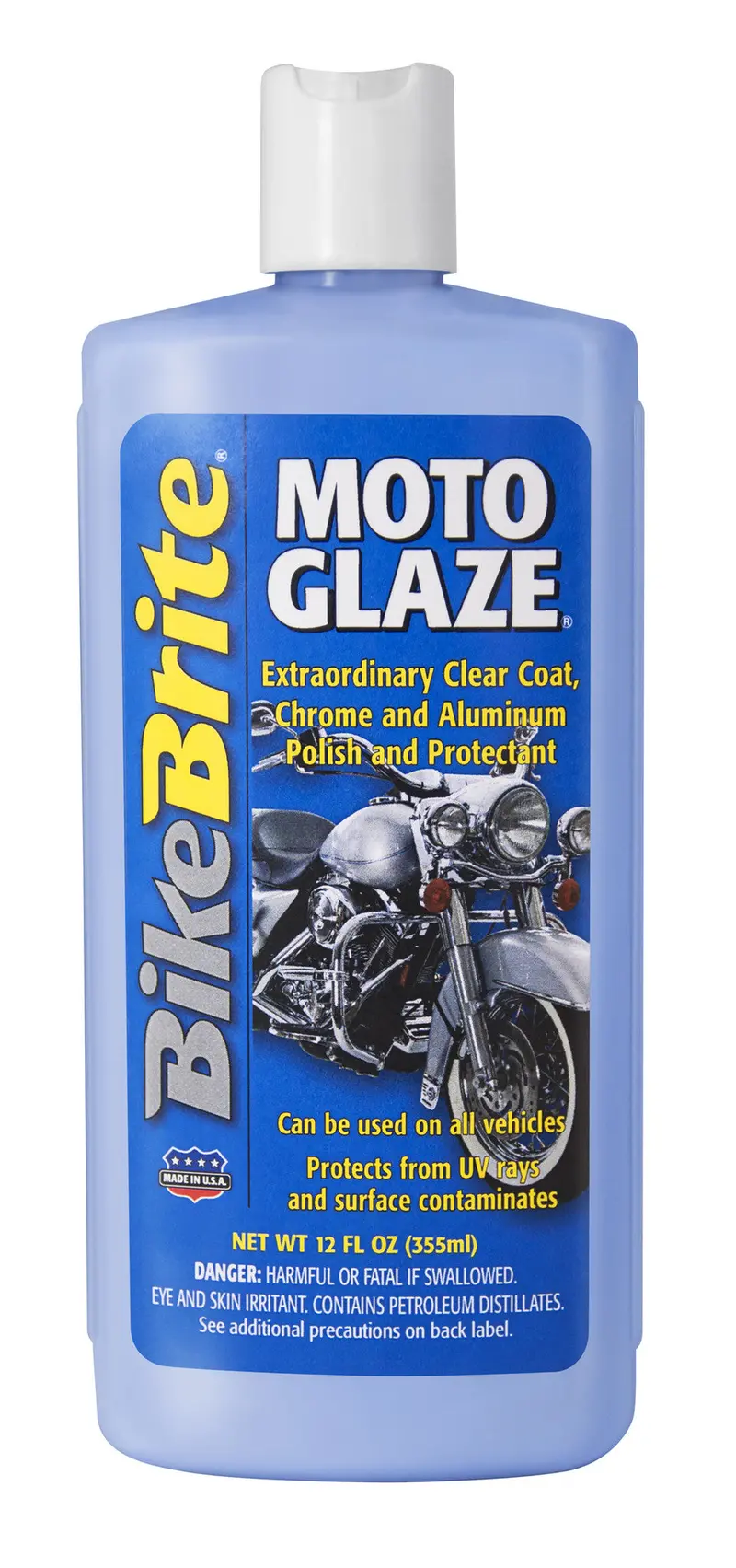 Bike Brite "Moto Glaze"-Clear Coat, Chrome, & Aluminum Polish & Protectant 1