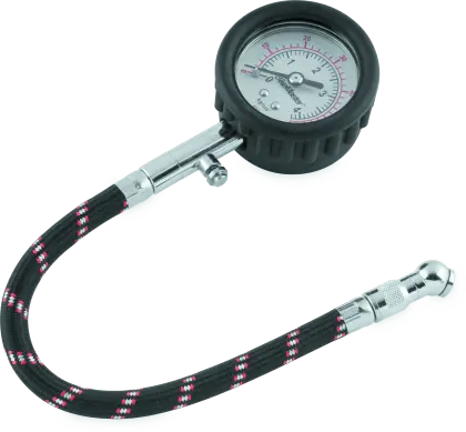 Bikemaster Tire Pressure Gauge With Hose-60-Psi 1