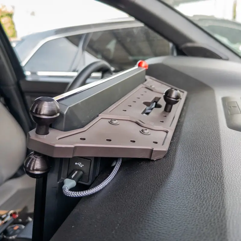 Billet Aluminum 14" Dashtop Multi Mount (Dmm) - 2024+ Tacoma 3