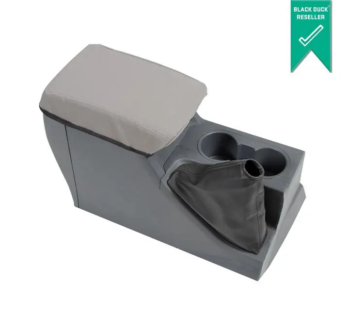 Black Duck Console Lid Cover Hilux - Grey 2