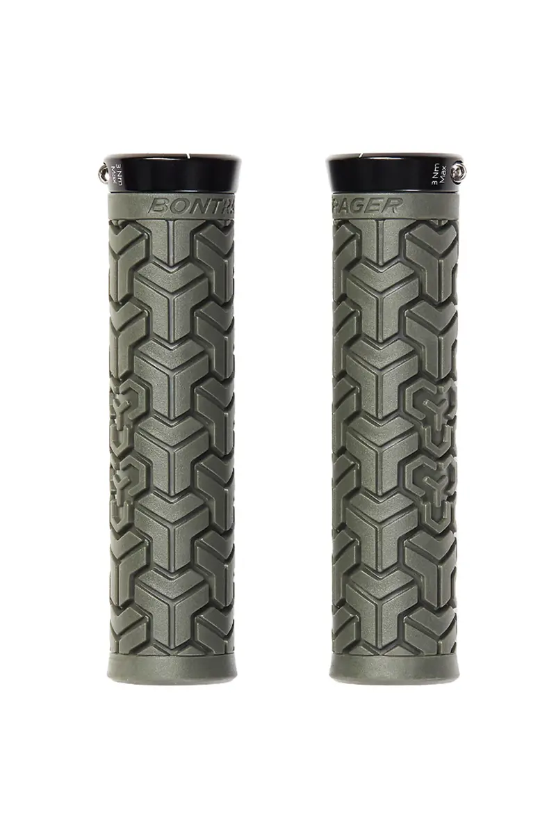 Bontrager Se Elite Recycled Grip Set - Olive Grey 1