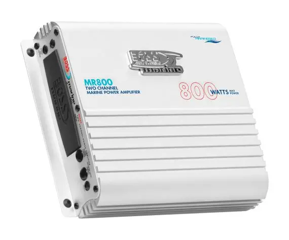 Boss Audio Mr800 Marine Grade 800 Watt 2 Channel  Class Ab  Amplifier 1
