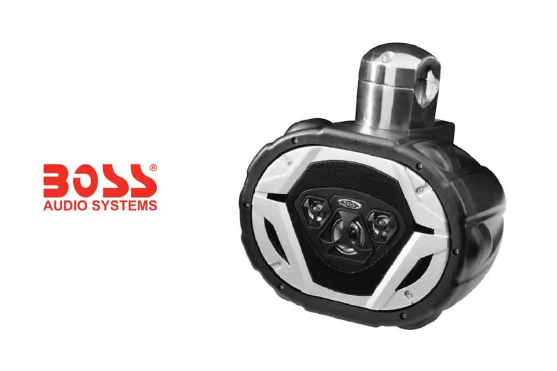 Boss Audio Mrwt69 6X9" Black 4-Way 550W Wake Tower Marine Boat Speaker 1