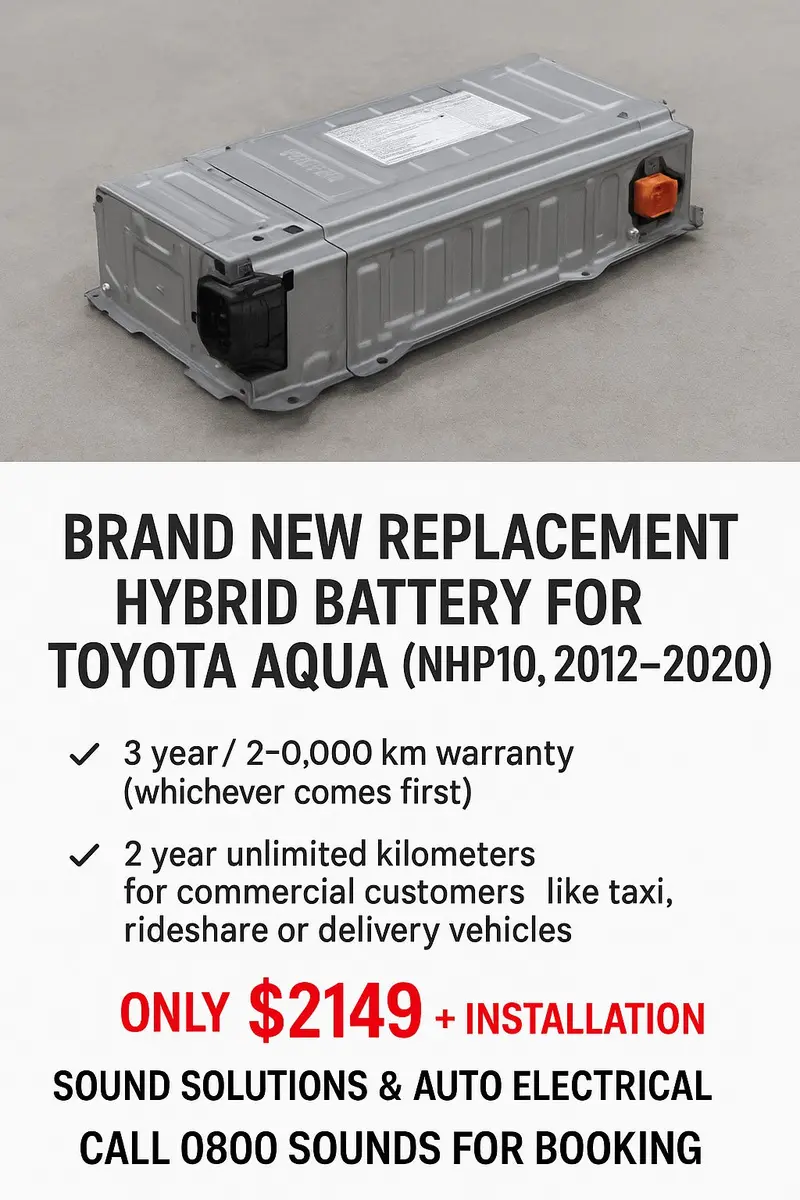 Brand New Toyota Aqua Hybrid Battery Nhp10 (2011 – 2020) With 3 Years Warranty 1