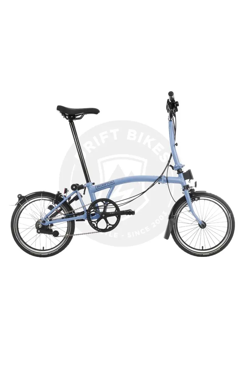 Brompton C Line Electric Explore 6 Speed Cloud Blue 1