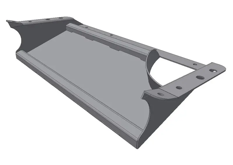 Brown Davis Front Underbody Protection To Suit Nissan Patrol Gq Y61 (1997-Present) Series 1 - With Tow Hook On The Inside Of The Chassis 2