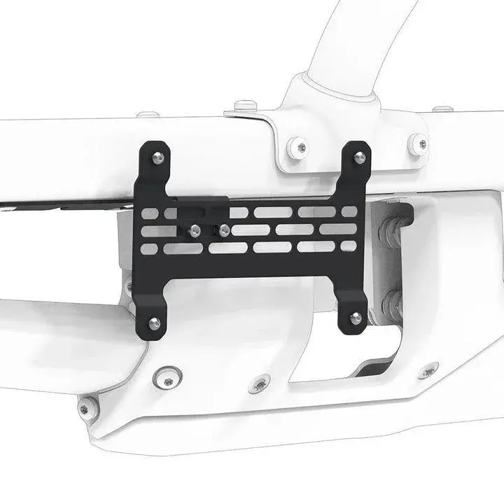 Builtright License Plate Relocation Bracket For Oem Hd Modular Bumper - 2021+ Bronco 1