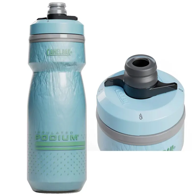 Camelbak Podium Chill 600Ml Water Bottle, Crystal Blue 1