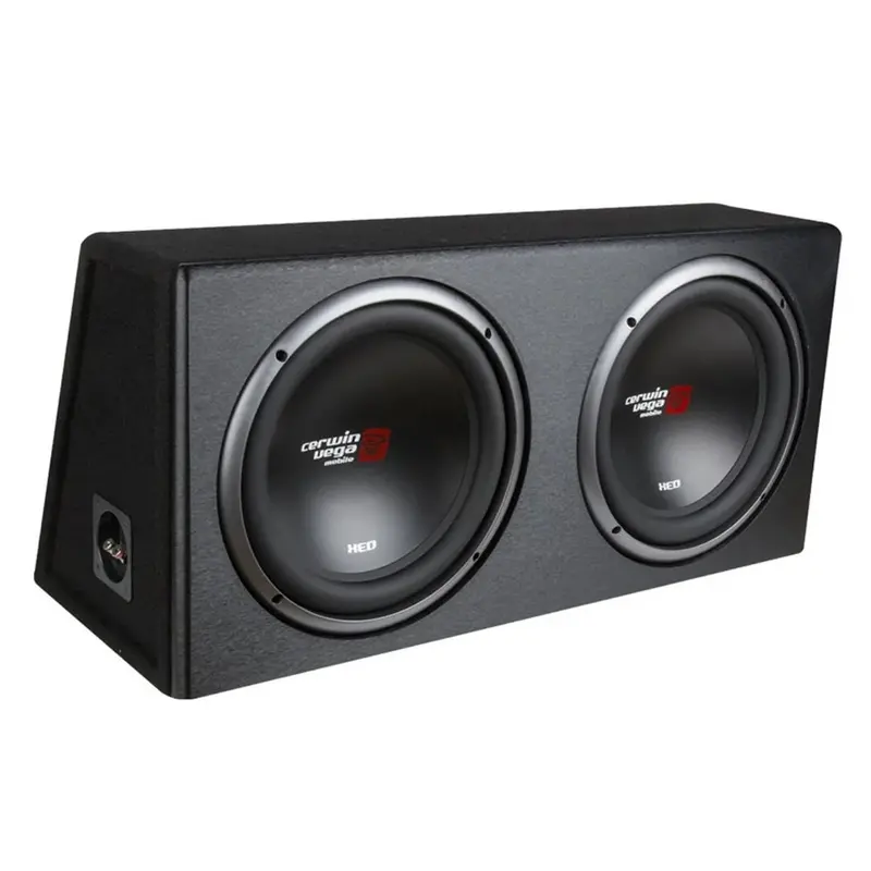 Cerwin Vega Dual 12" Xed Series 4 Ohm Svc Subwoofer Enclosure 1600W Max / 450W Rms 1