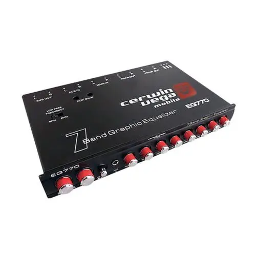 Cerwin-Vega Eq-770 7 Band Parametric Equalizer W/ Aux Input 1