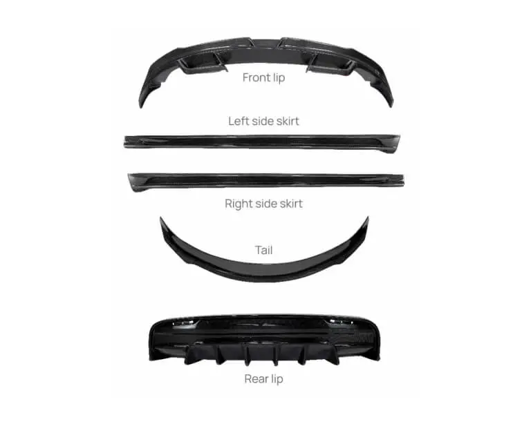 Cfb-19Y - Carbon Fiber Body Kit For 2019-2023 Tesla Model Y 1