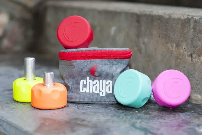Chaya Cherry Bomb Toe Stops Flat 1