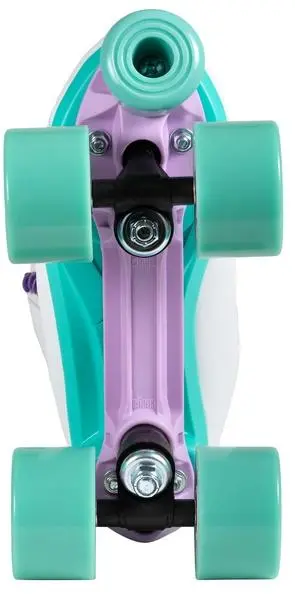 Chaya Melrose White/Teal Roller Skates 2