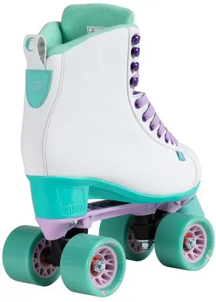Chaya Melrose White/Teal Roller Skates 3