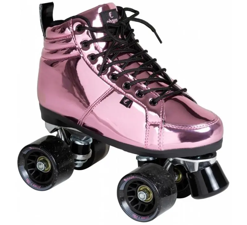 Chaya Vintage Pink Laser Roller Skates 1