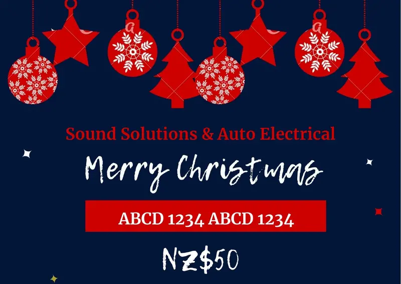 Christmas Gift Card 1