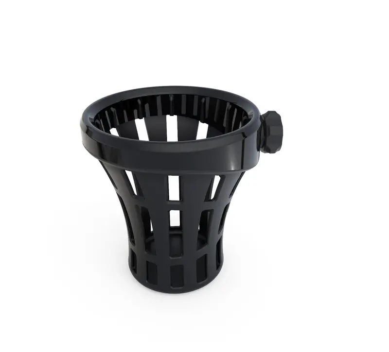 Ciro Big Ass Drink Holder-Rider & Passenger Mount Options-Harley & Metric-Black 1