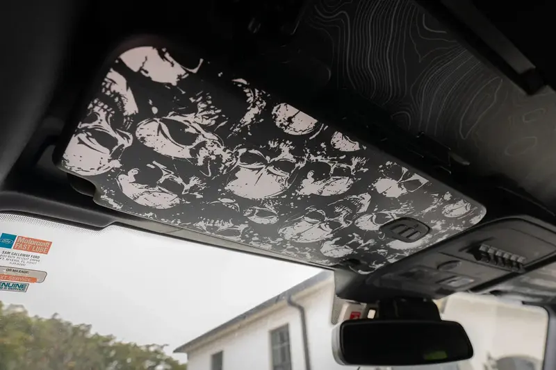 Custom Series Sun Visor Overlays (Printed Series) - 2021+ Bronco 1