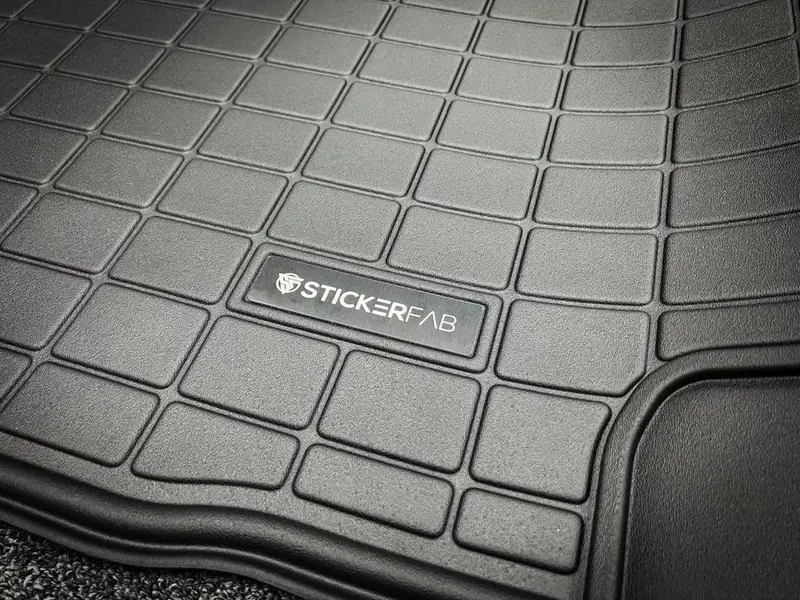 Custom Weathertech Floor Mat Logo (Etched Metal) - Universal 1