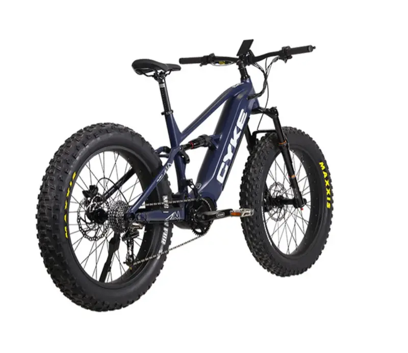 Cyke Falcon X Full Suspension Middrive Electric Mountain Bike 2