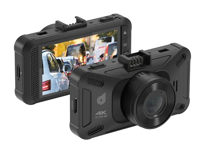 Dashmate Dsh-1200 3" 4K Ultra-Hd Built In Gps Wifi Dash Camera 1