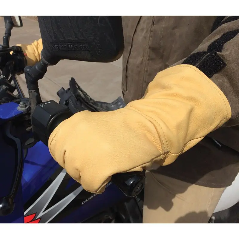 Deerskin Gauntlet Gloves 1