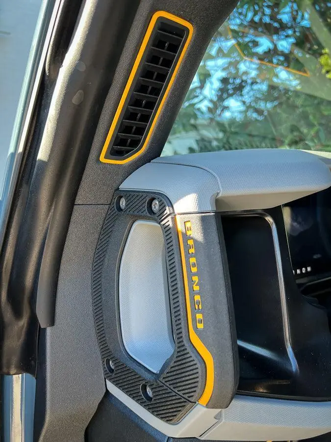Defroster Vent Outline (Standard Series) - 2021+ Bronco 3