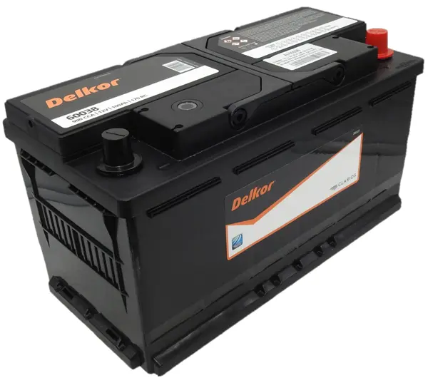 Delkor -60038 900Cca 100Ah  Heavy Duty Calcium Maintenance Free Battery  3 Year Warranty Battery 1