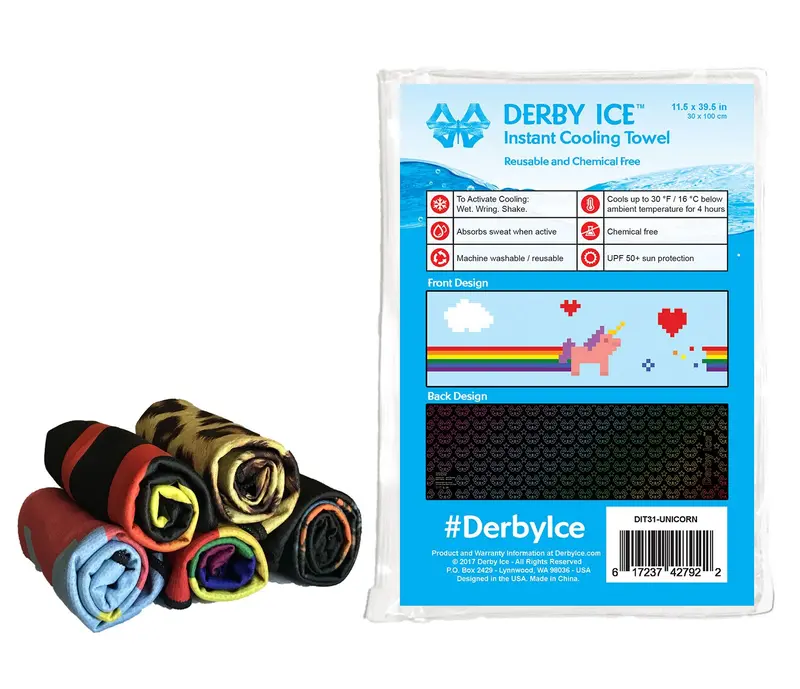 Derby Ice Towel Unicorn Pattern 1