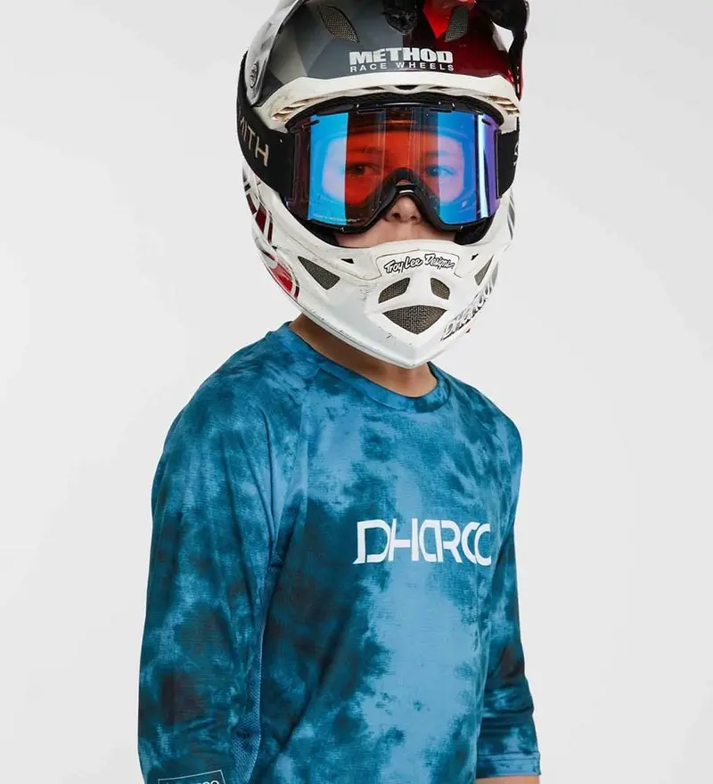 Dharco 2022 Youth 3/4-Sleeve MTB Jersey – Breathable Trail Fit