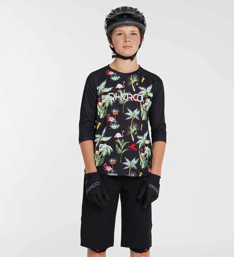Dharco 2022 Youth 3/4-Sleeve MTB Jersey – Breathable Trail Fit