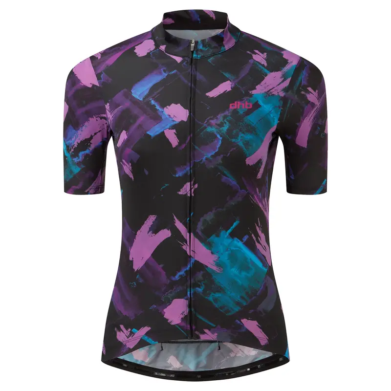 Dhb Women's Moda Short Sleeve Jersey Shoudou - Black/Pink 1